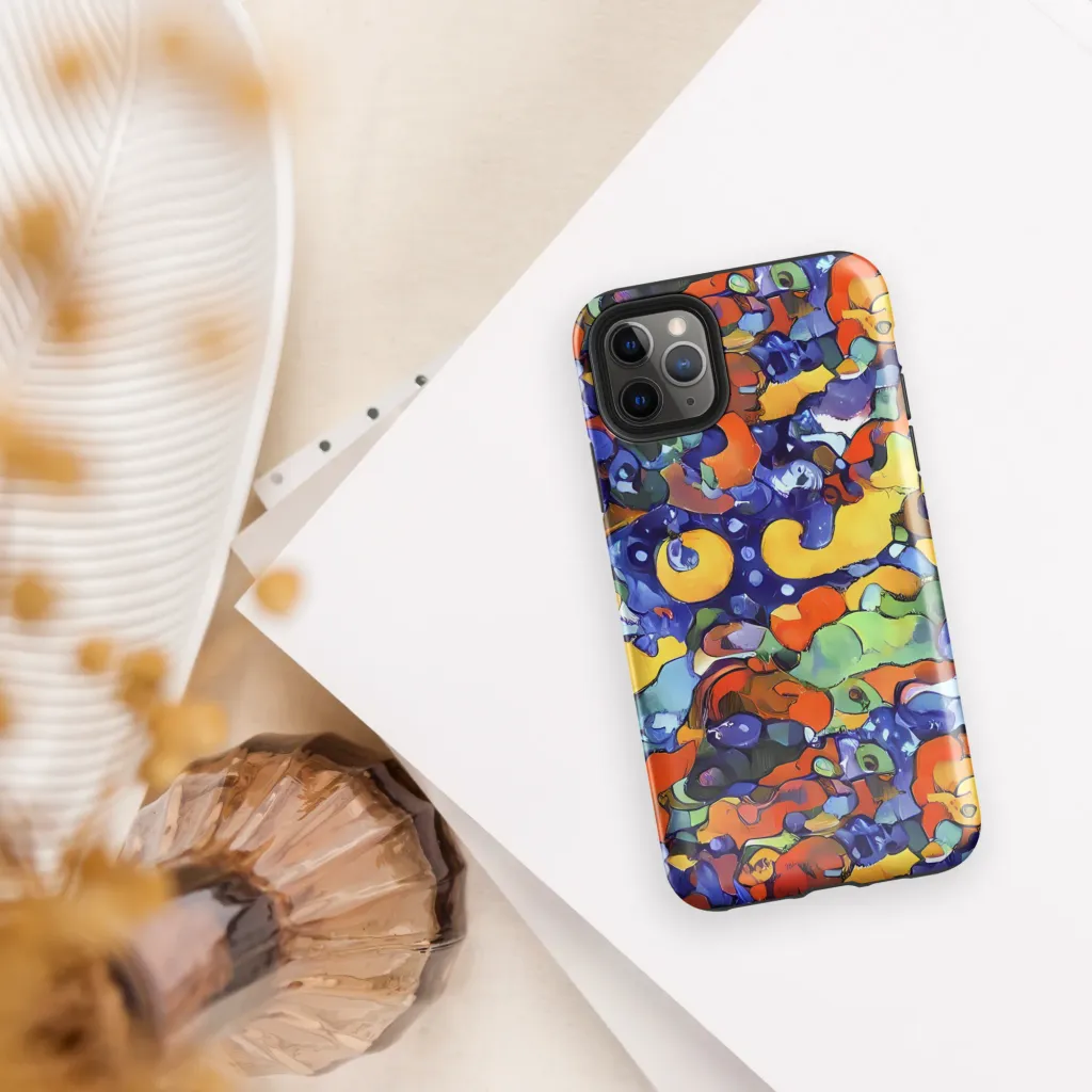 Tangerine Tangle on Tough Case for iPhone® — Front