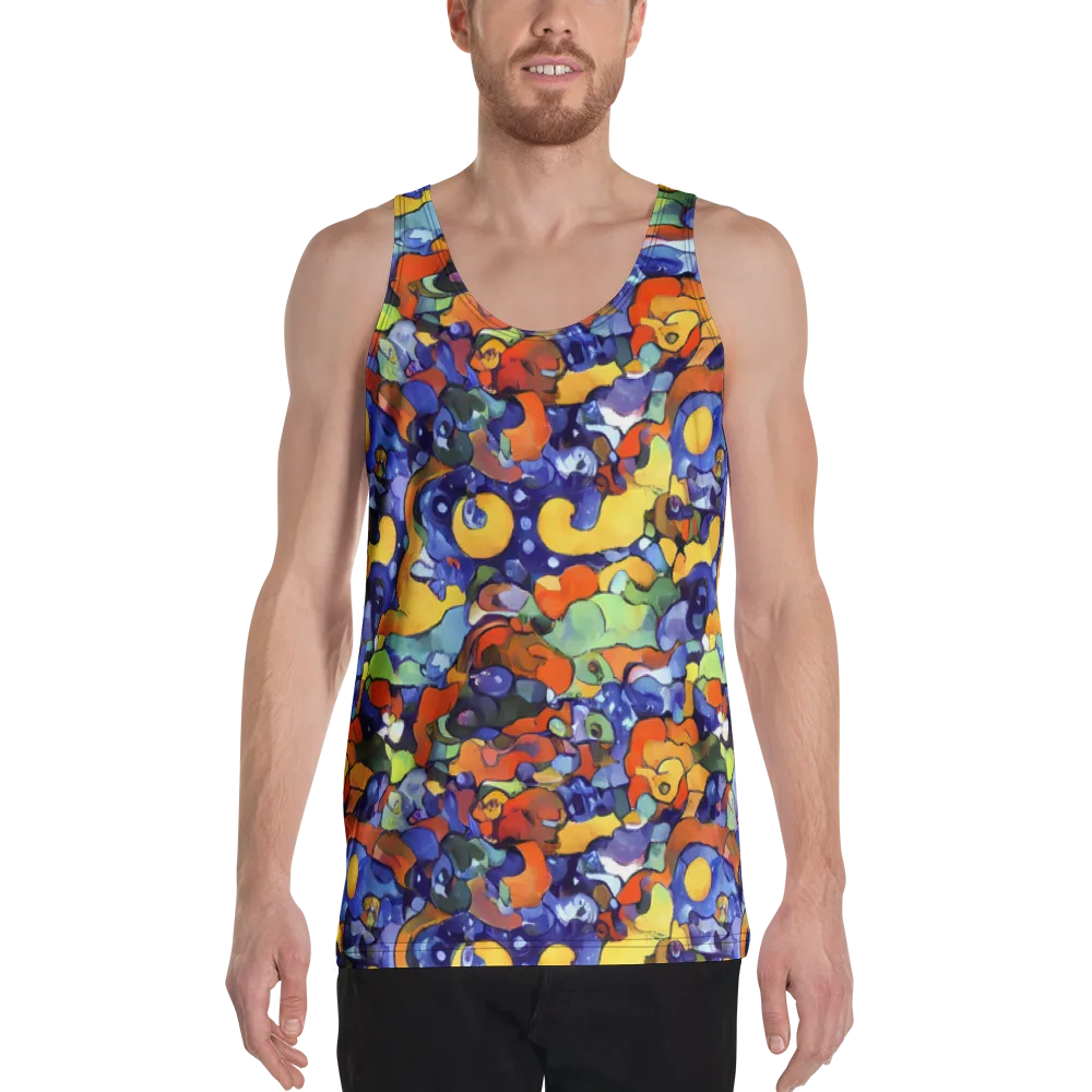 Tangerine Tangle on Men's Tank Top — Front
