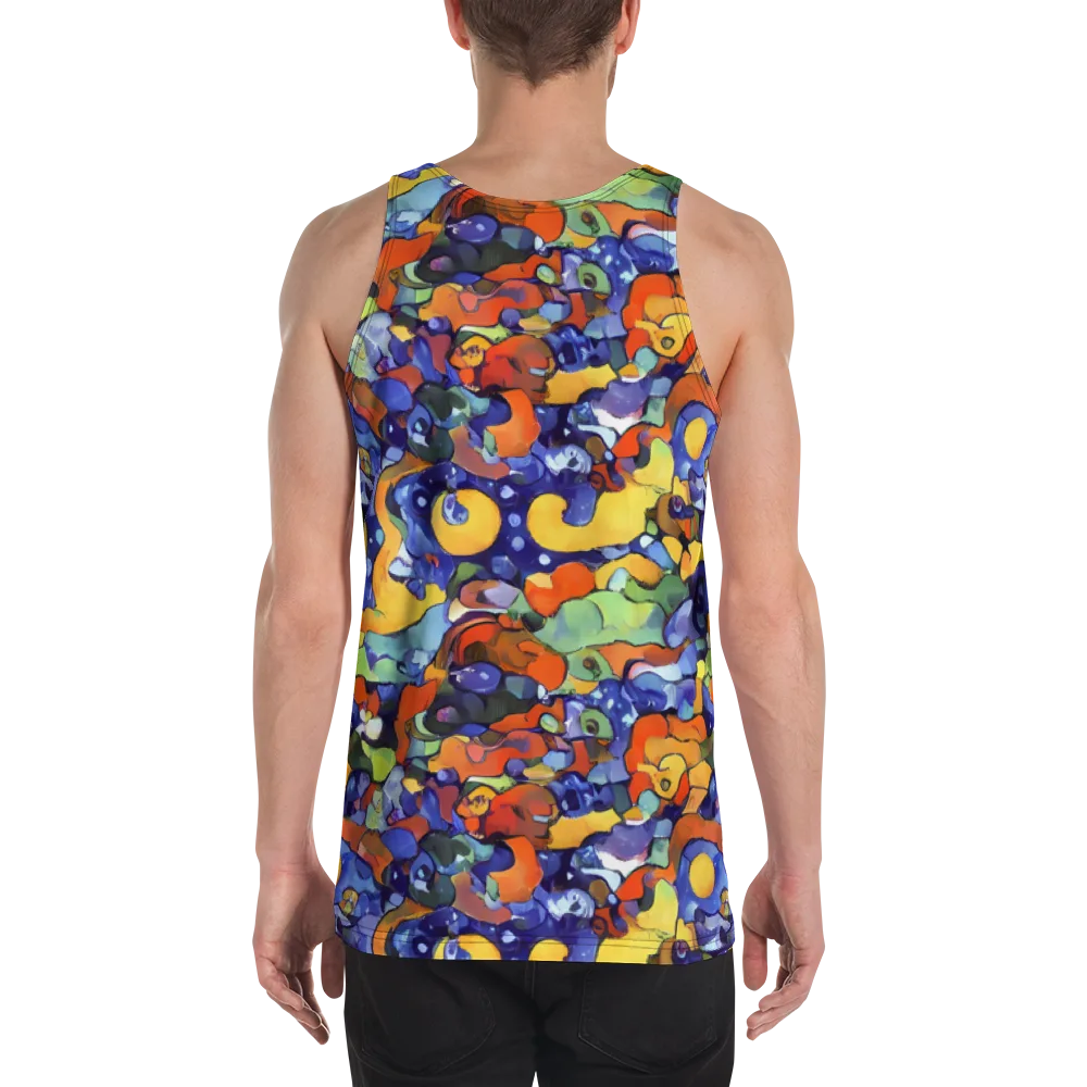Tangerine Tangle on Men's Tank Top — Back