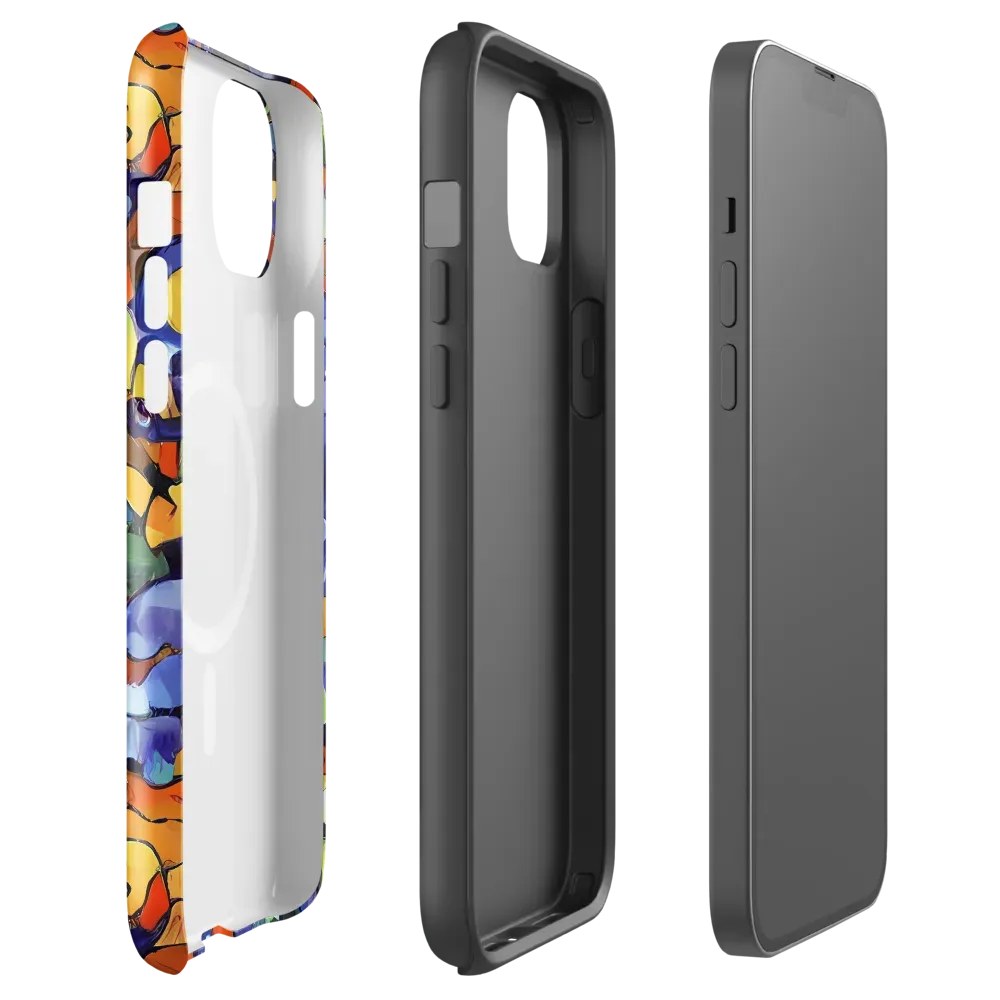 Tangerine Tangle on MagSafe Tough Case for iPhone® — Front