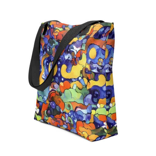 Tangerine Tangle on a Tote Bag