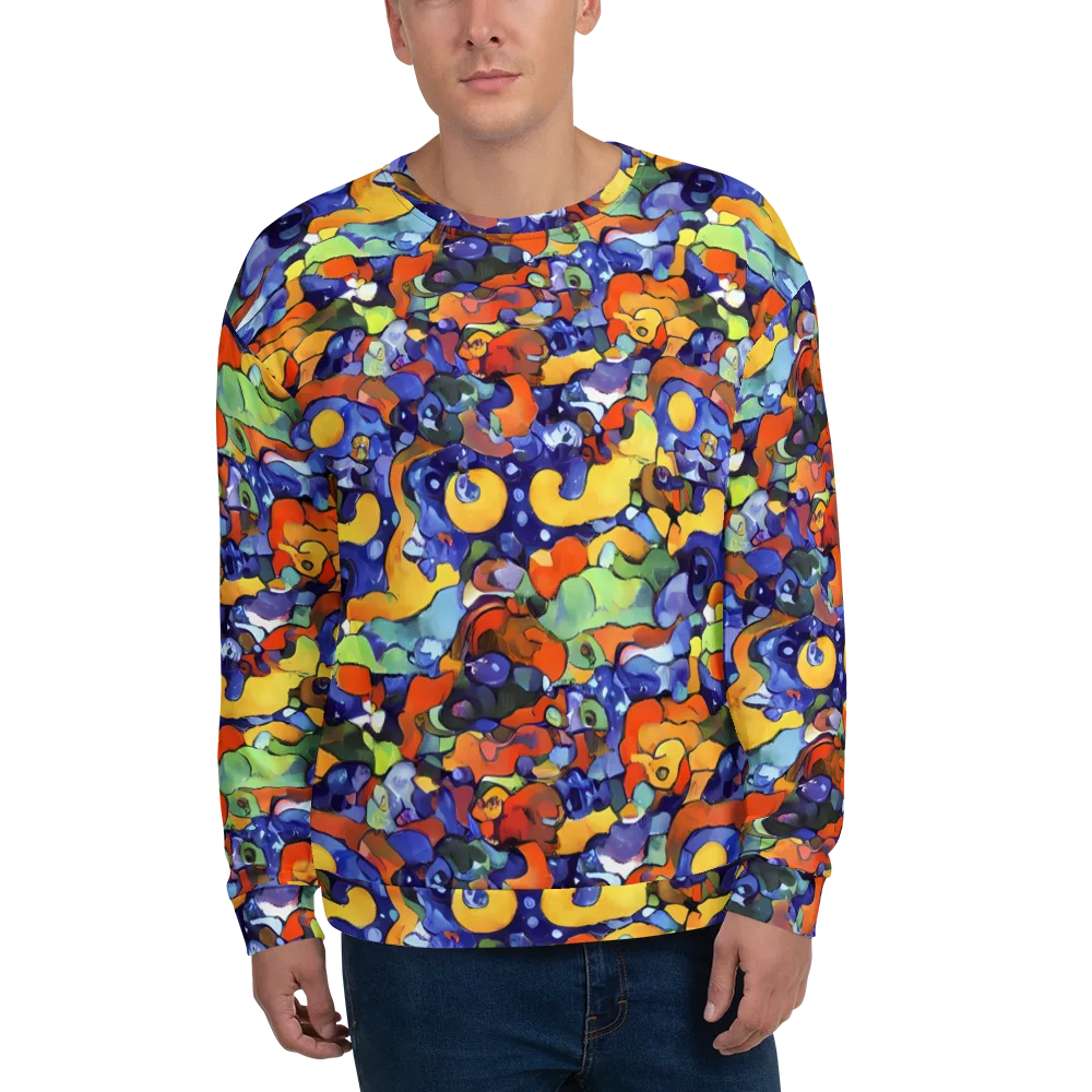 Tangerine Tangle on Sweatshirt — Front