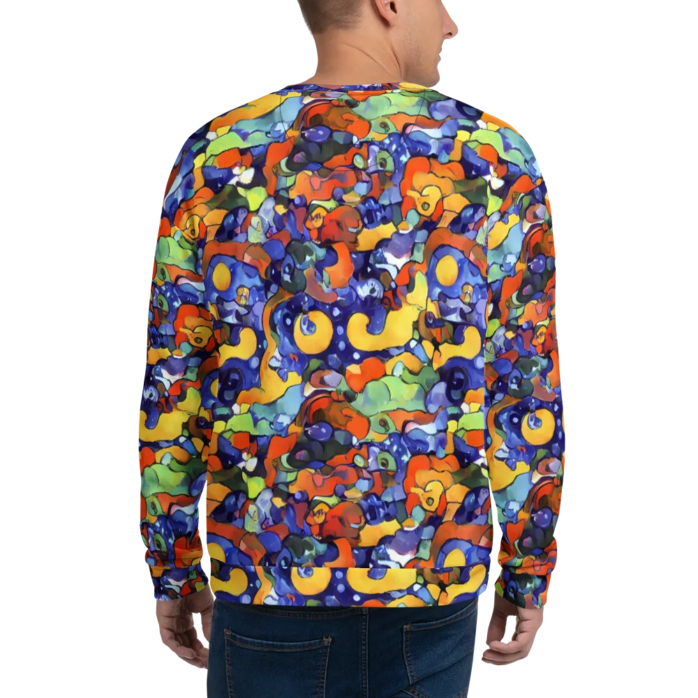 Tangerine Tangle on Sweatshirt — Back