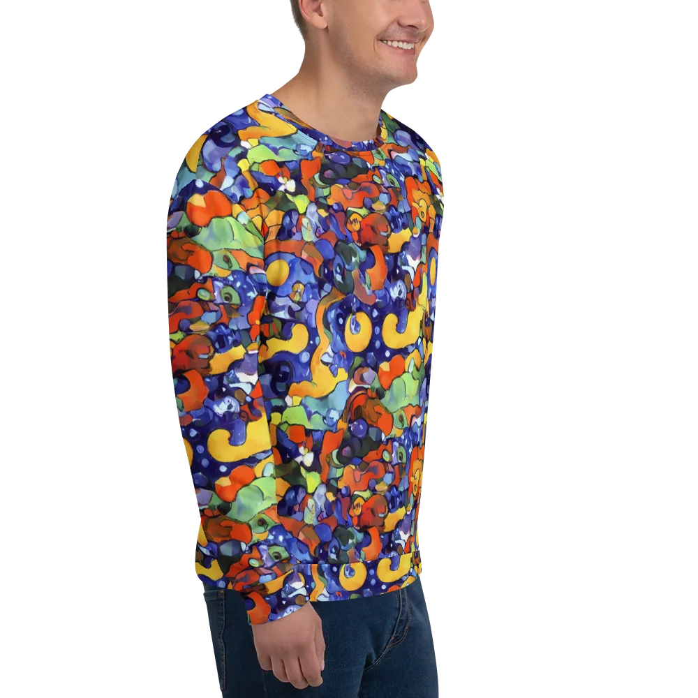Tangerine Tangle on Sweatshirt — Right Front