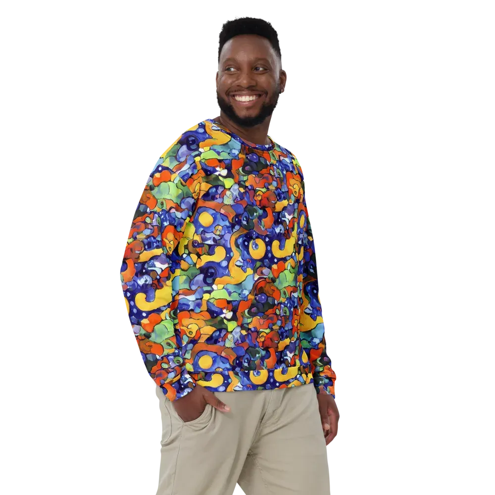Tangerine Tangle on Sweatshirt — Front