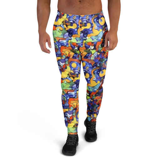 Tangerine Tangle on a Men's Joggers