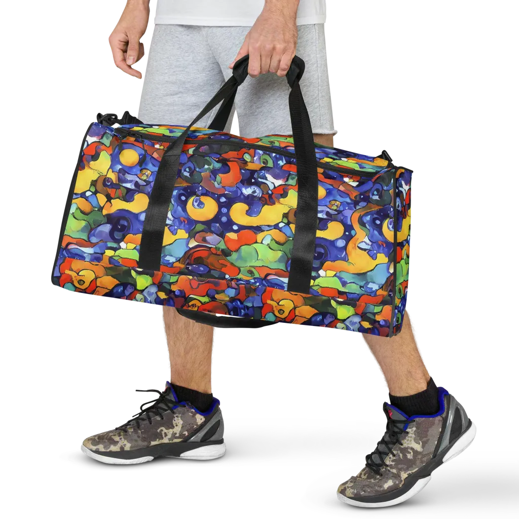 Tangerine Tangle on Duffle Bag — Front
