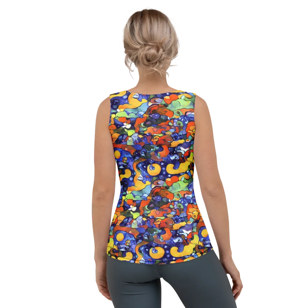 Tangerine Tangle on Women's Tank Top — Back