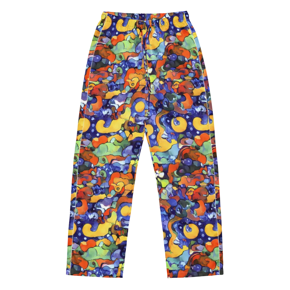 Tangerine Tangle on Women's Pajama Pants — Front