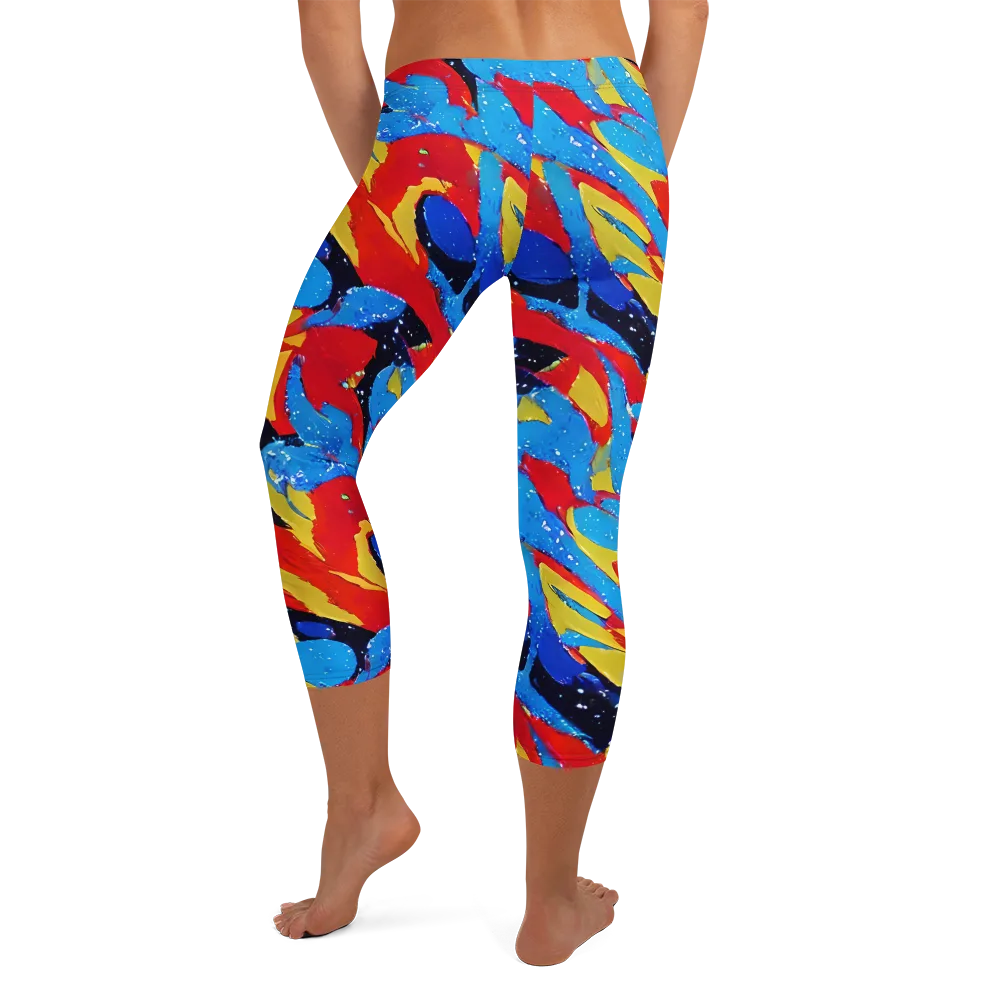 Primary Riot on Capri Leggings — Back