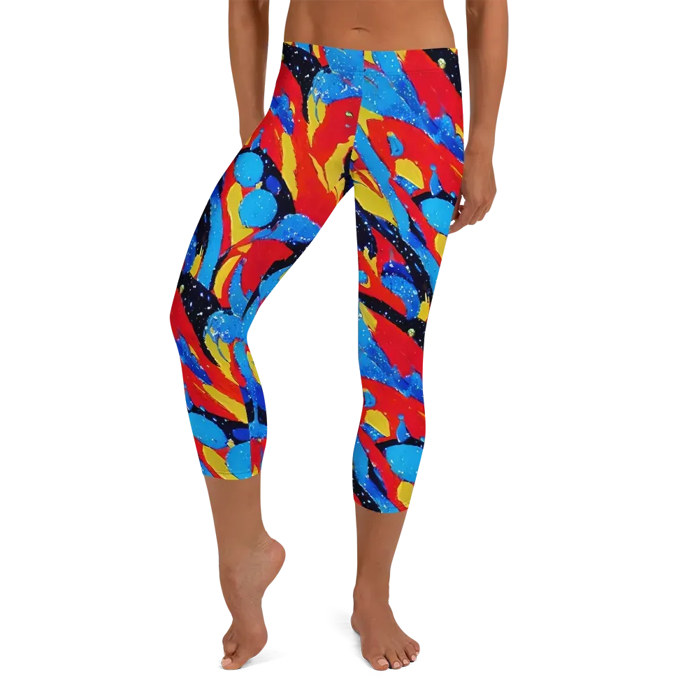Primary Riot on Capri Leggings — Front