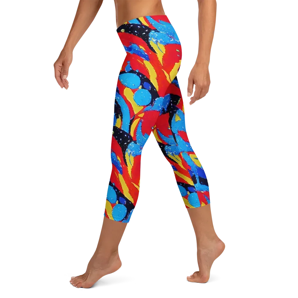 Primary Riot on Capri Leggings — Left