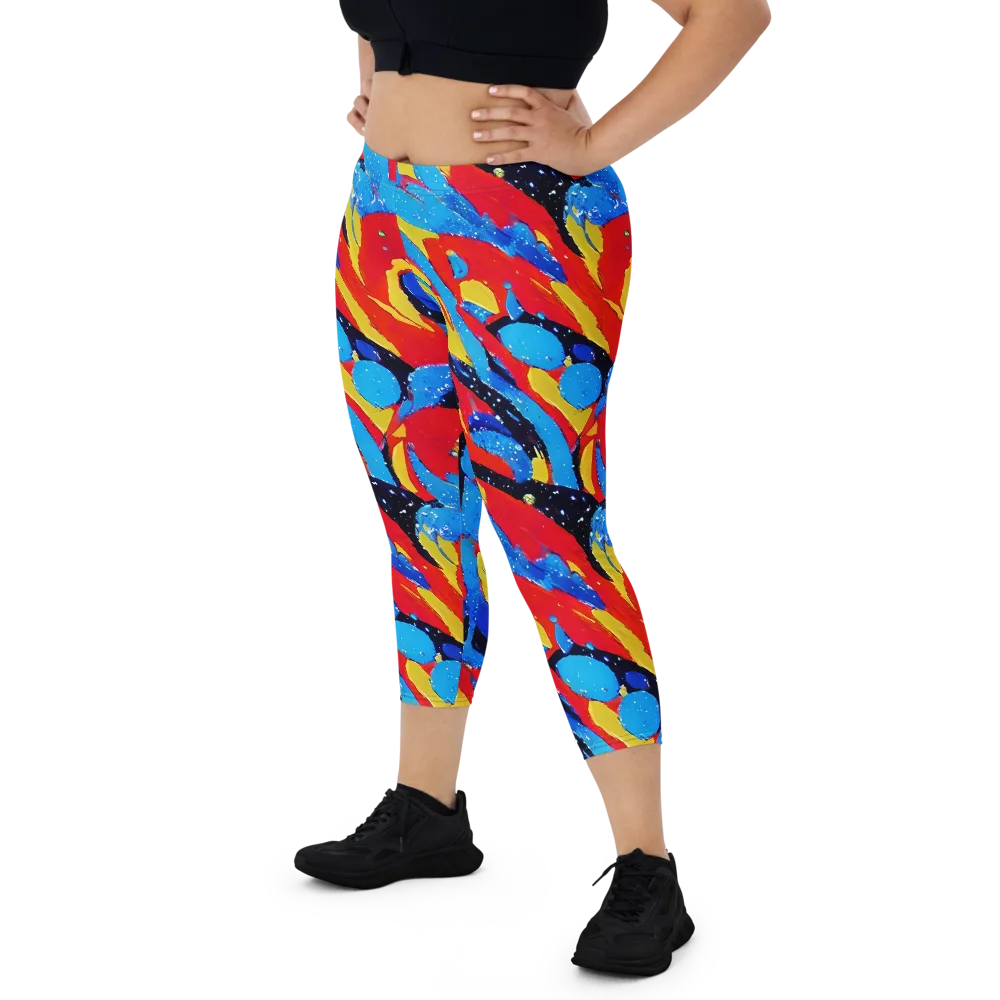 Primary Riot on Capri Leggings — Front