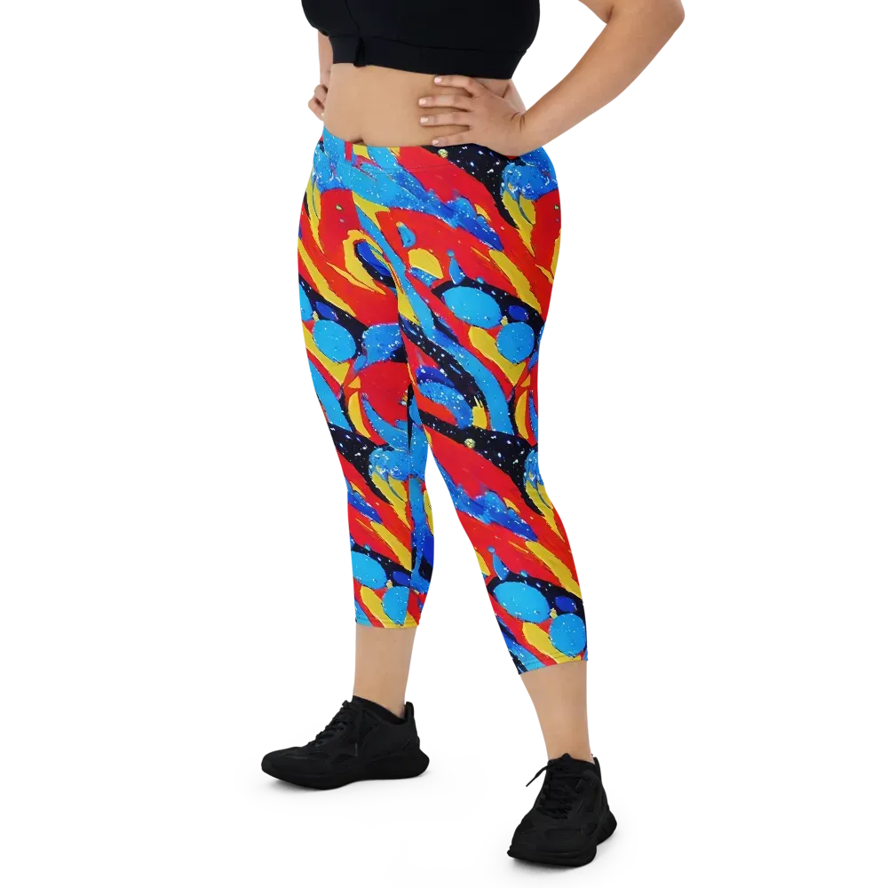 Primary Riot on Capri Leggings — Front
