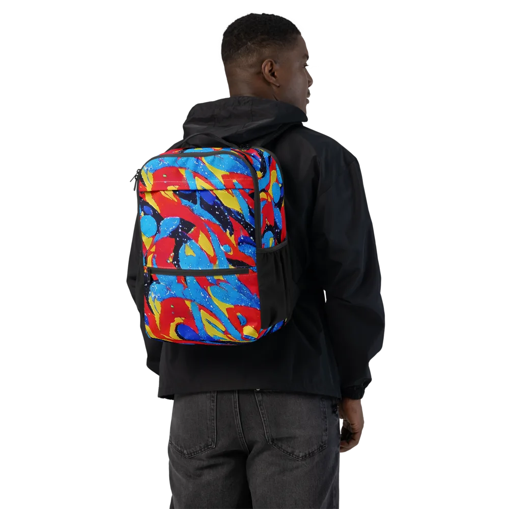 Primary Riot on Utility Backpack — Back
