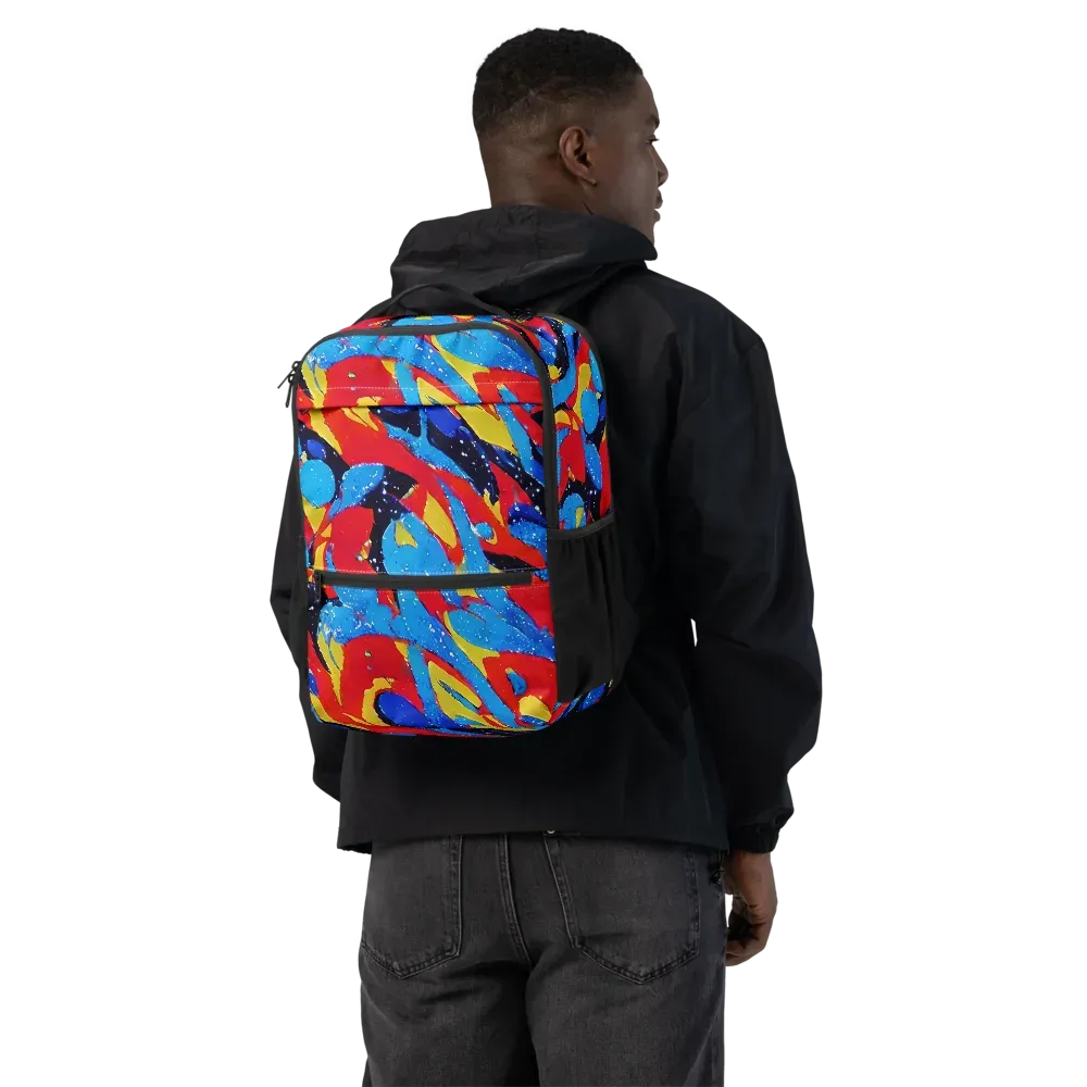 Primary Riot on Utility Backpack — Back