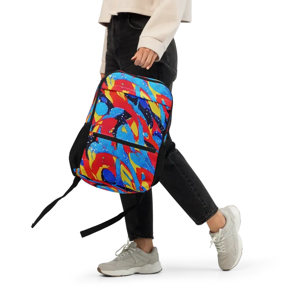 Primary Riot on Utility Backpack — Front