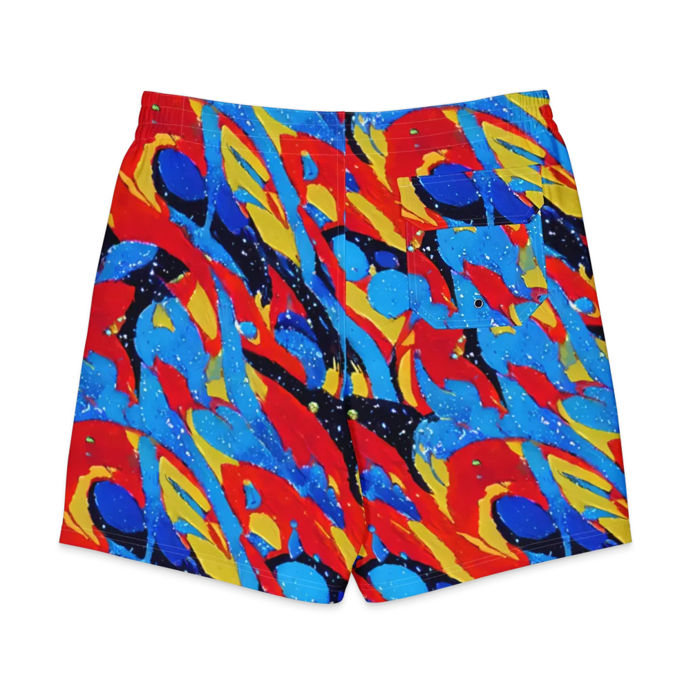 Primary Riot on Men's Board Shorts — Back