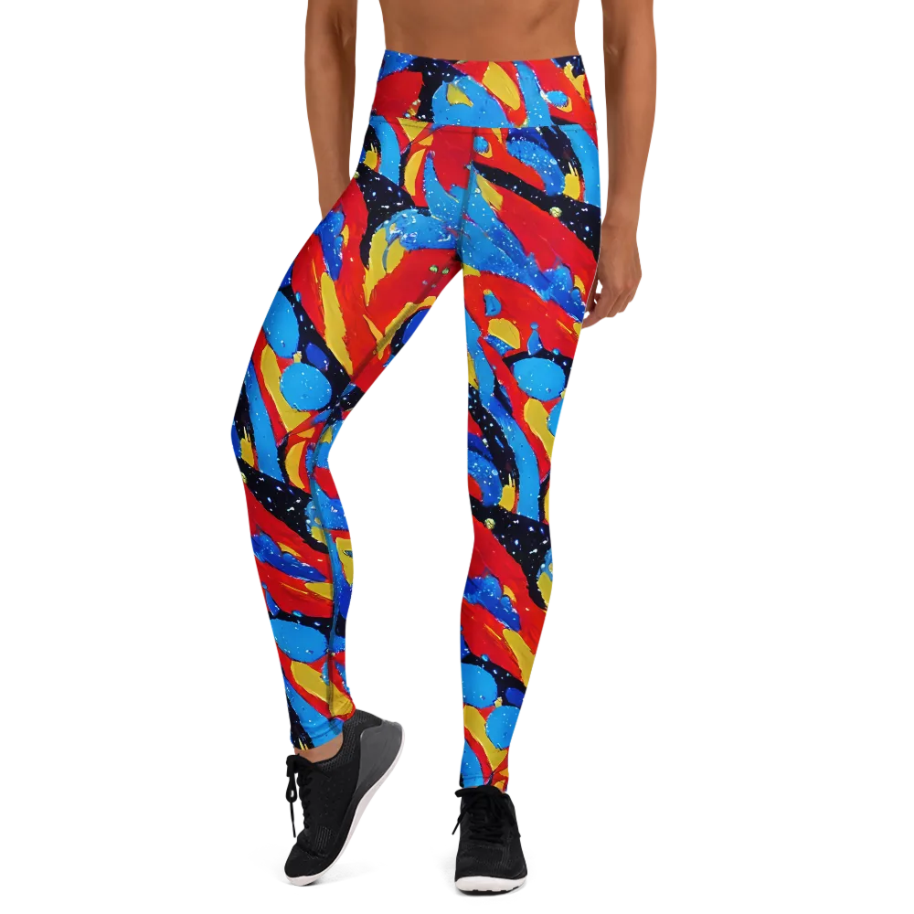 Primary Riot on Yoga Leggings — Front