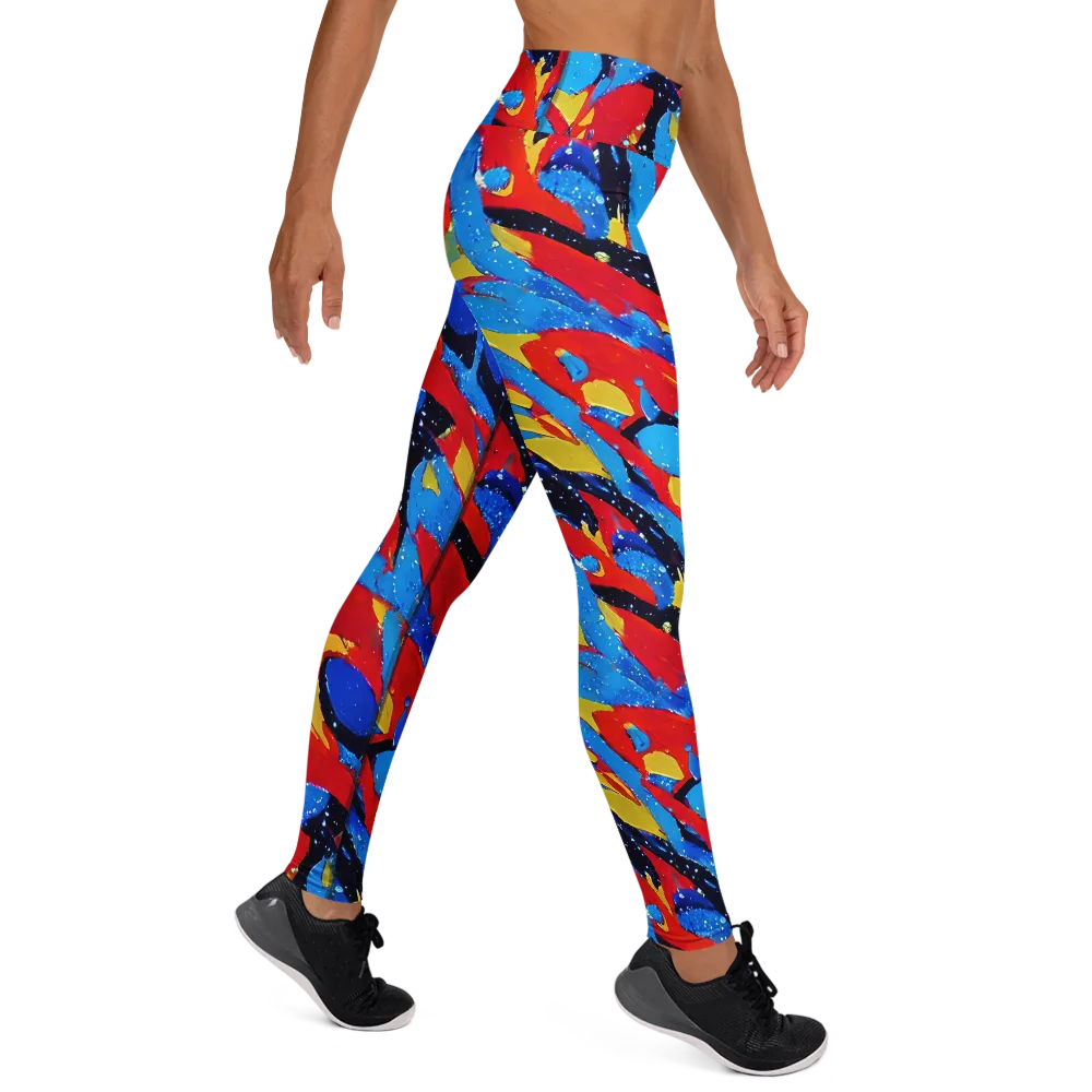 Primary Riot on Yoga Leggings — Right
