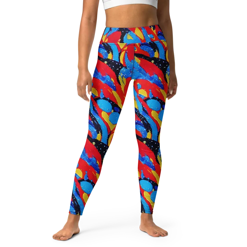 Primary Riot on Yoga Leggings — Front