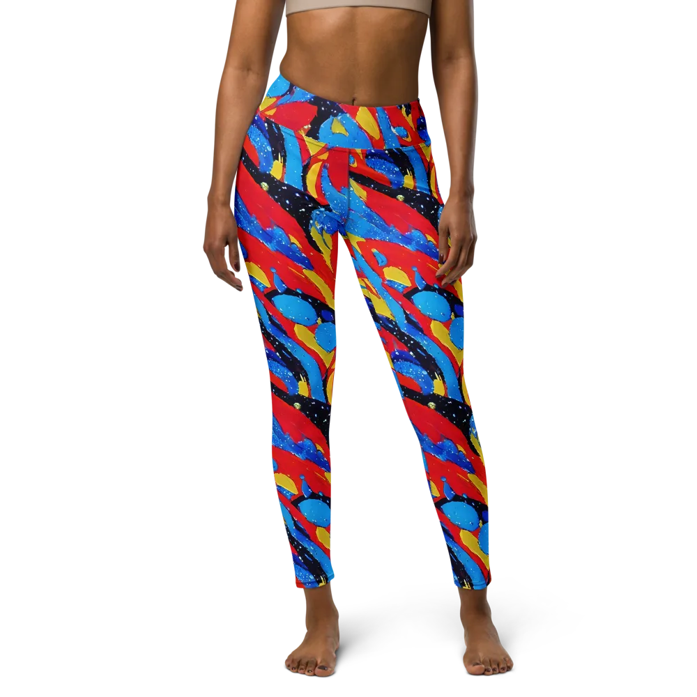 Primary Riot on Yoga Leggings — Front