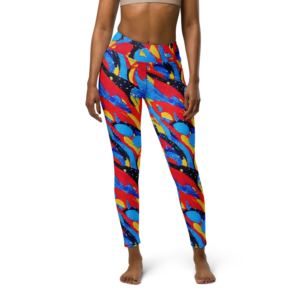 Primary Riot on Yoga Leggings — Front