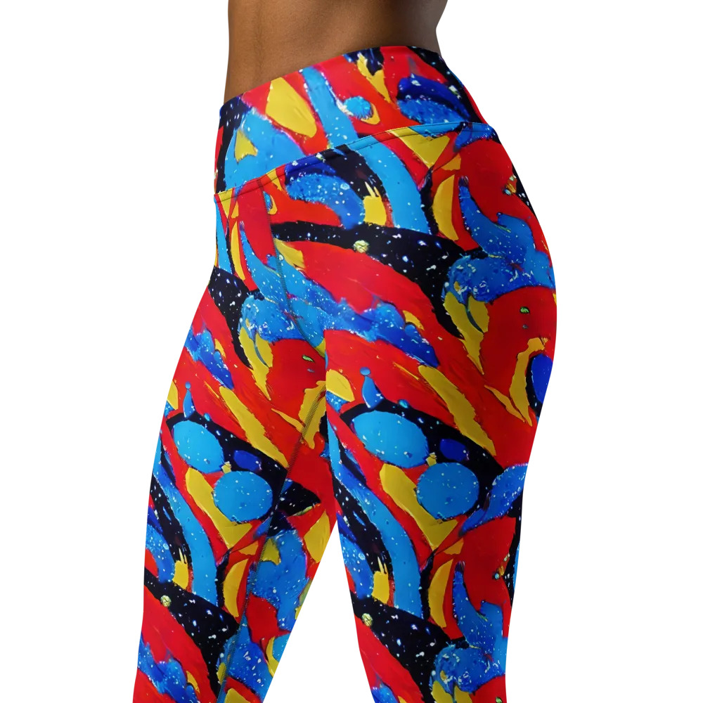 Primary Riot on Yoga Leggings — Left Front