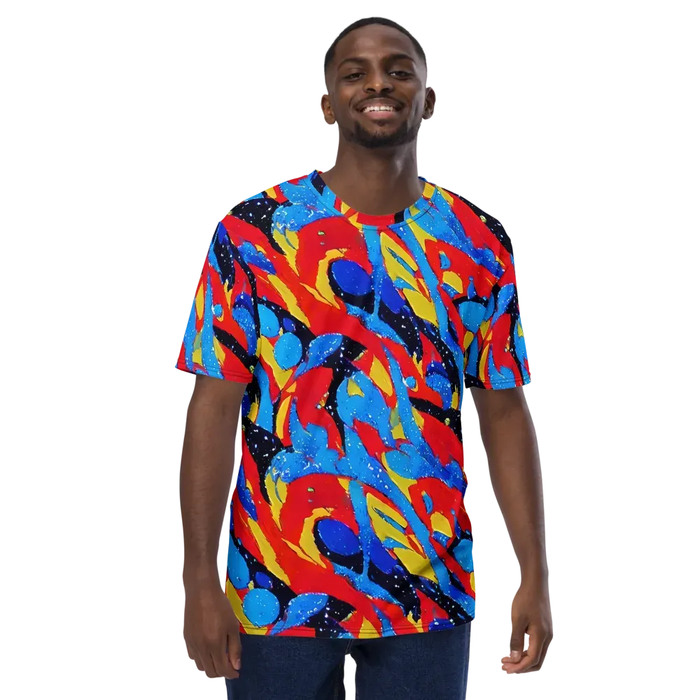 Primary Riot on Men's Crew Neck T-Shirt — Front