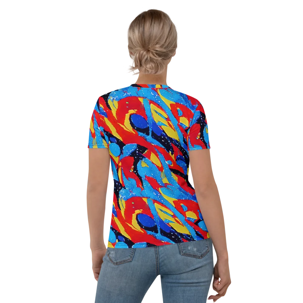 Primary Riot on Women's Crew Neck T-Shirt — Back