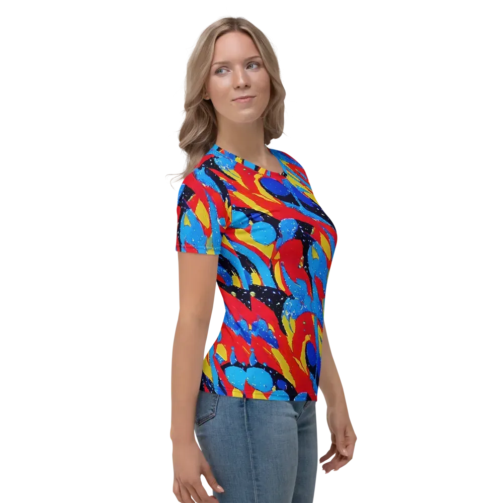 Primary Riot on Women's Crew Neck T-Shirt — Right
