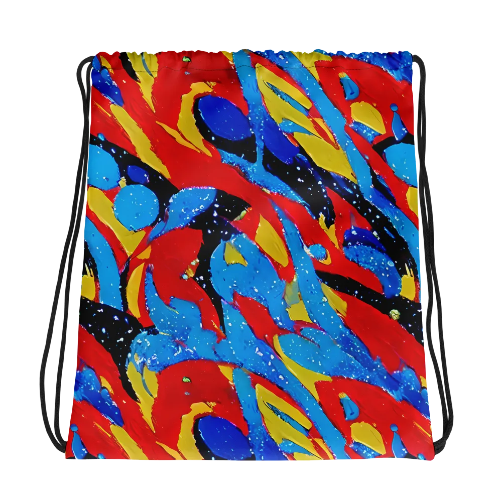 Primary Riot on Drawstring Bag — Photo