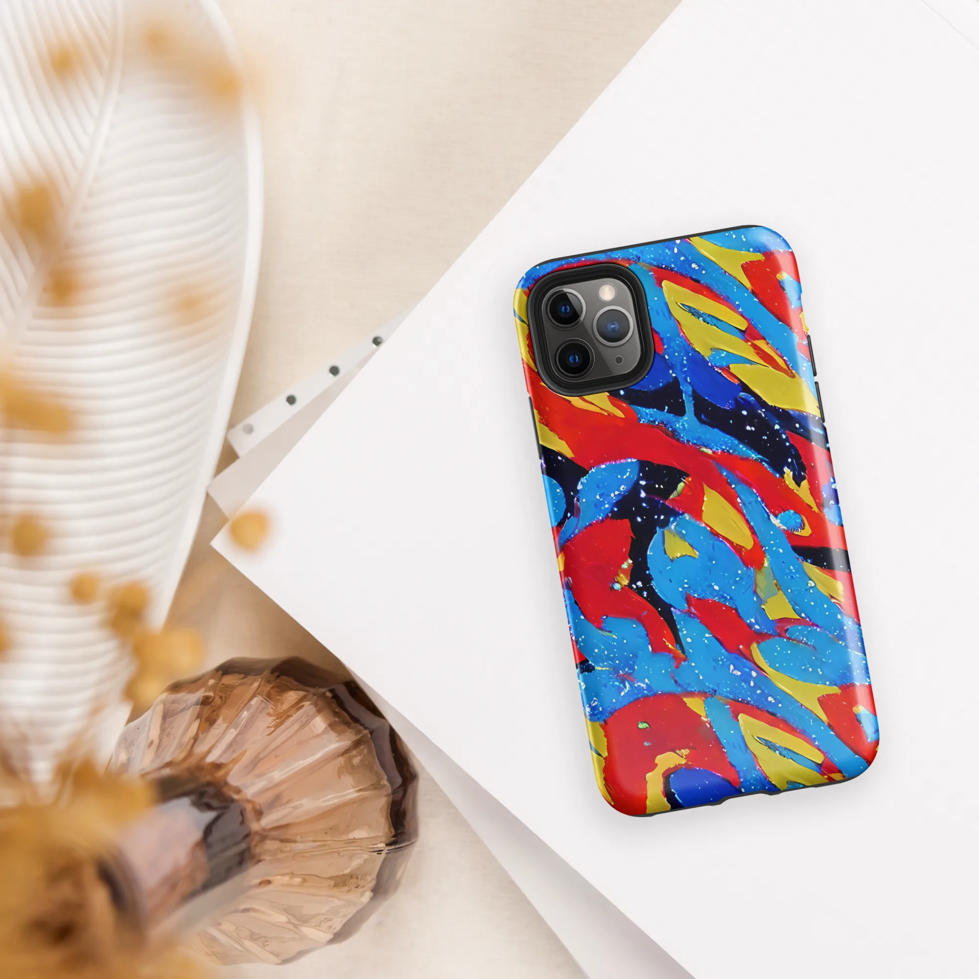 Primary Riot on Tough Case for iPhone® — Front