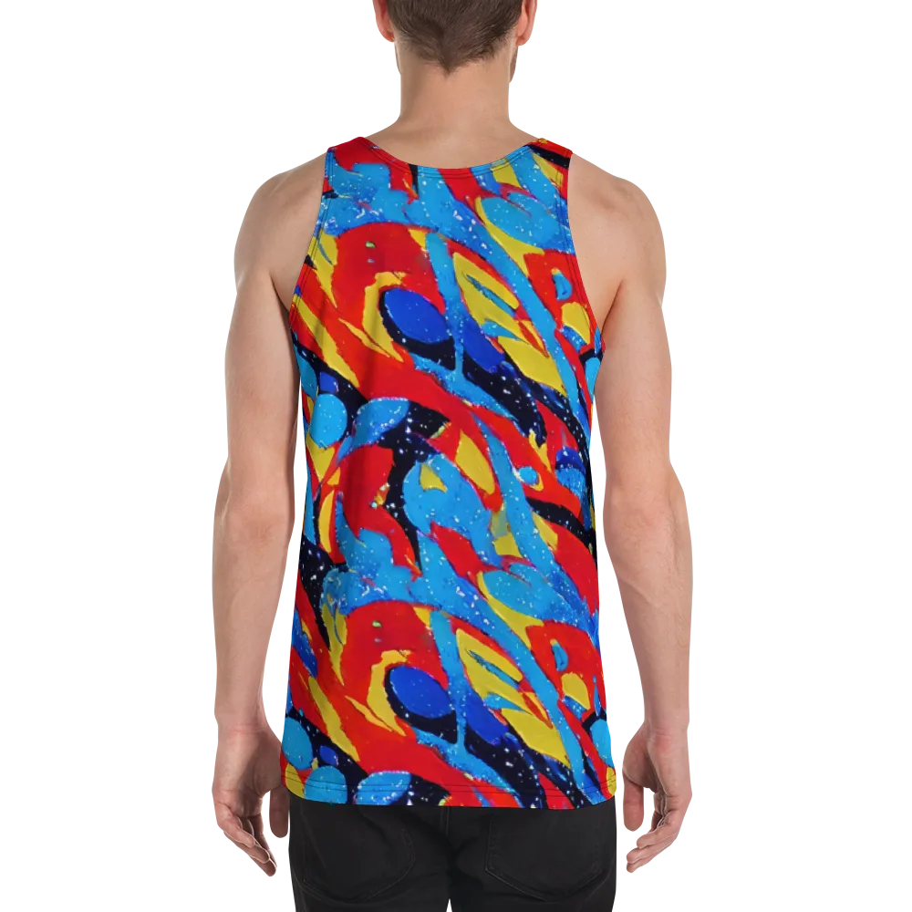 Primary Riot on Men's Tank Top — Back
