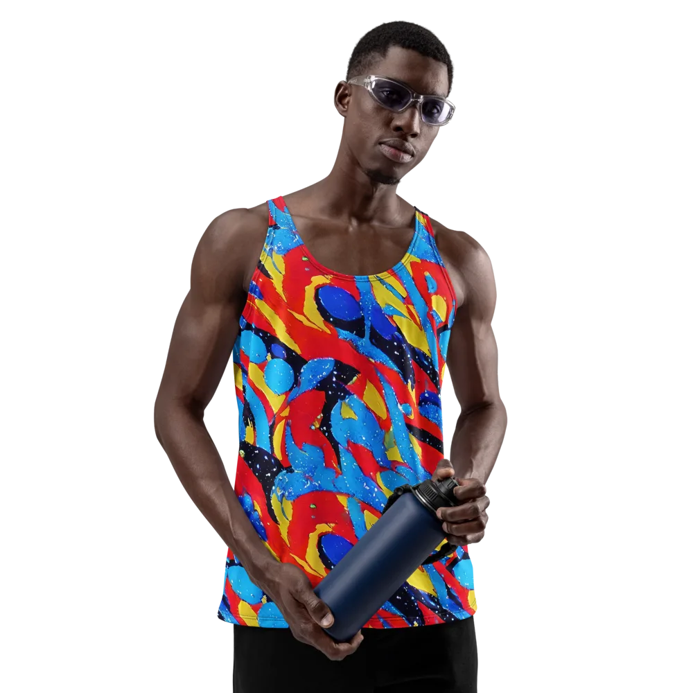 Primary Riot on Men's Tank Top — Front
