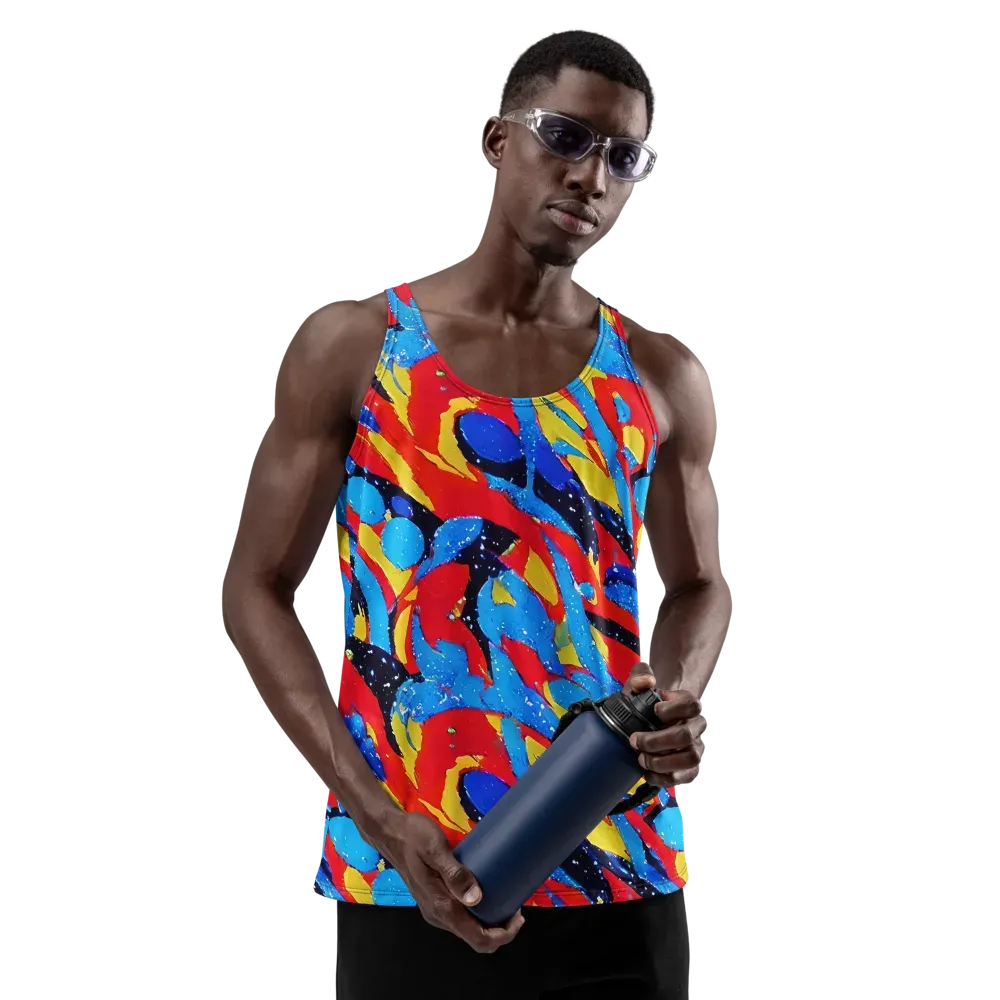 Primary Riot on Men's Tank Top — Front