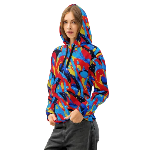 Primary Riot on a Cotton Hoodie