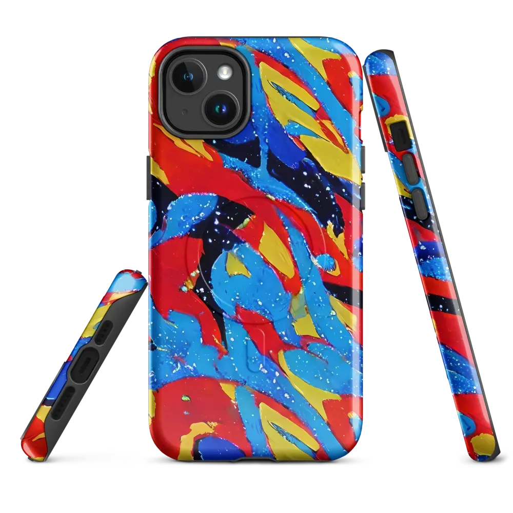 Primary Riot on MagSafe Tough Case for iPhone® — Front