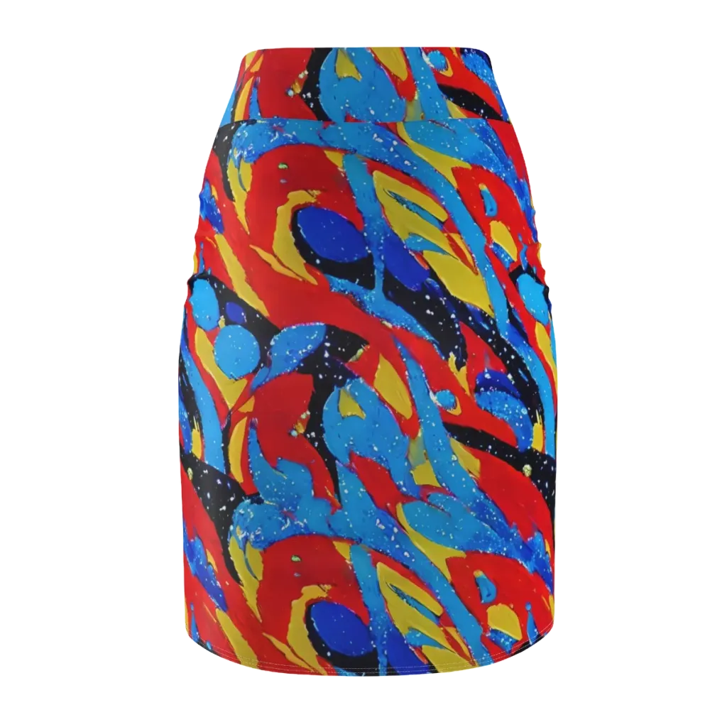 Primary Riot on Pencil Skirt — Back