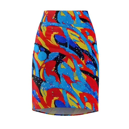 Primary Riot on a Pencil Skirt