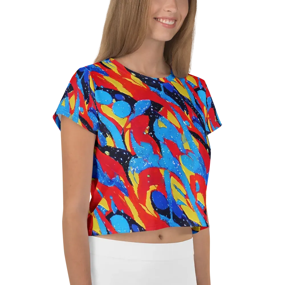 Primary Riot on Crop Tee — Right