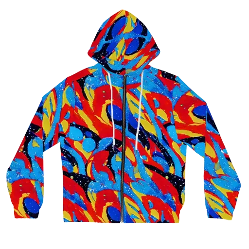 Primary Riot on a Women's Full-Zip Hoodie