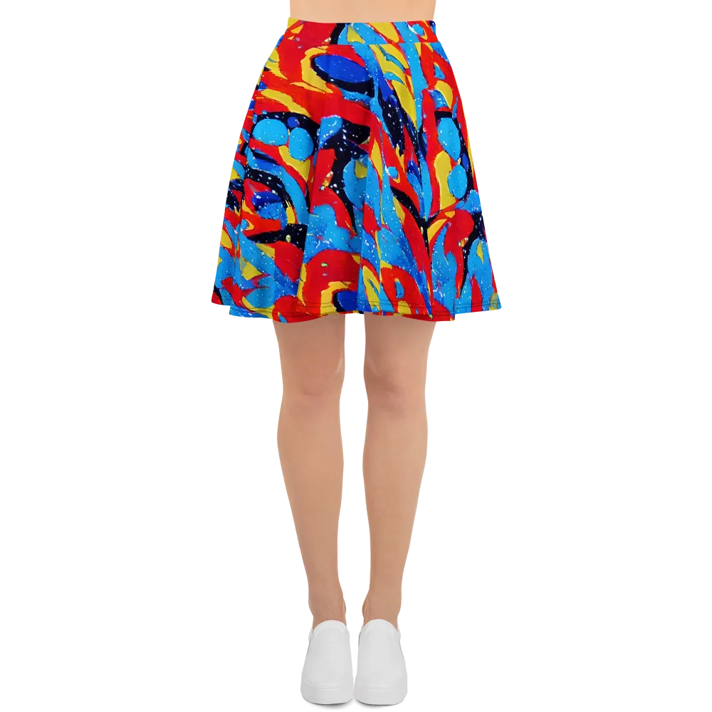 Primary Riot on Skater Skirt — Front