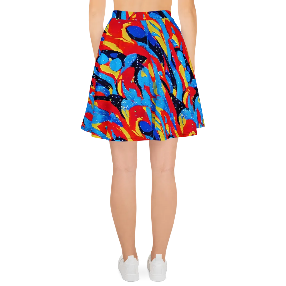 Primary Riot on Skater Skirt — Back
