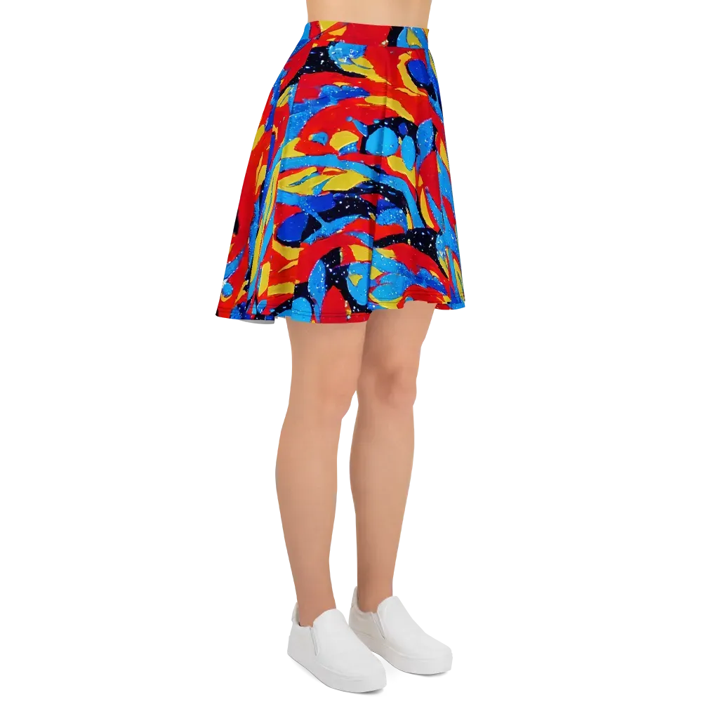 Primary Riot on Skater Skirt — Right