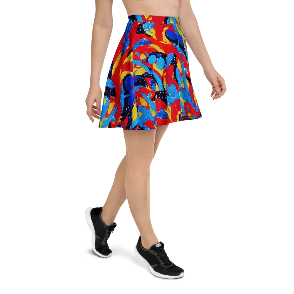 Primary Riot on Skater Skirt — Right