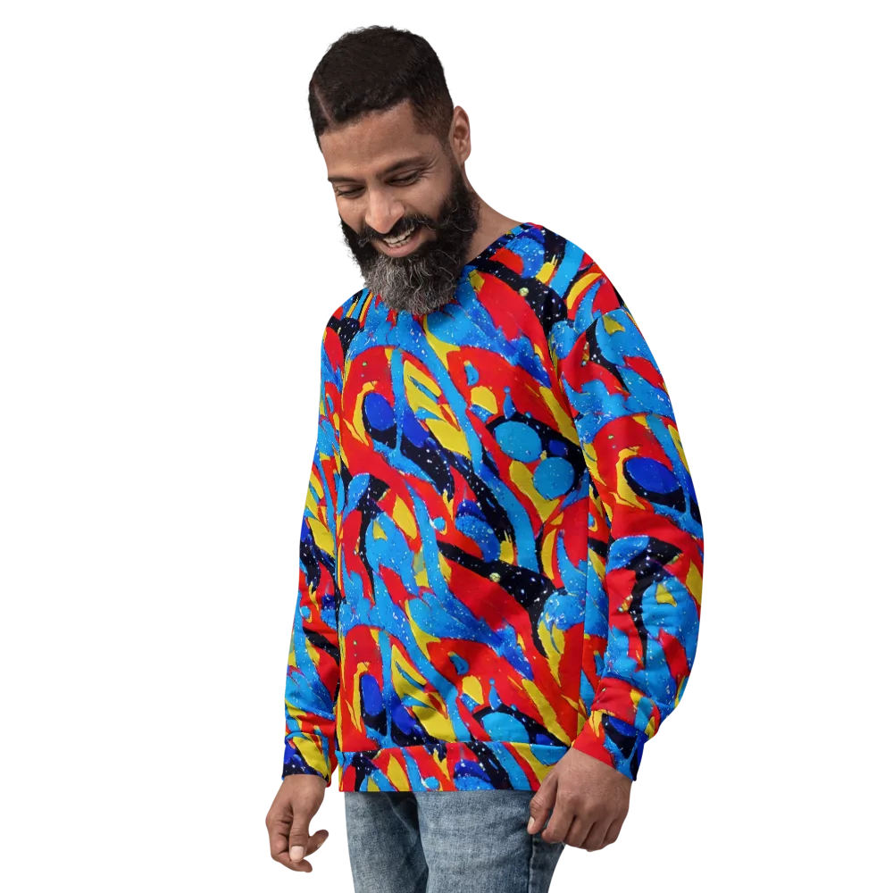 Primary Riot on Sweatshirt — Left Front