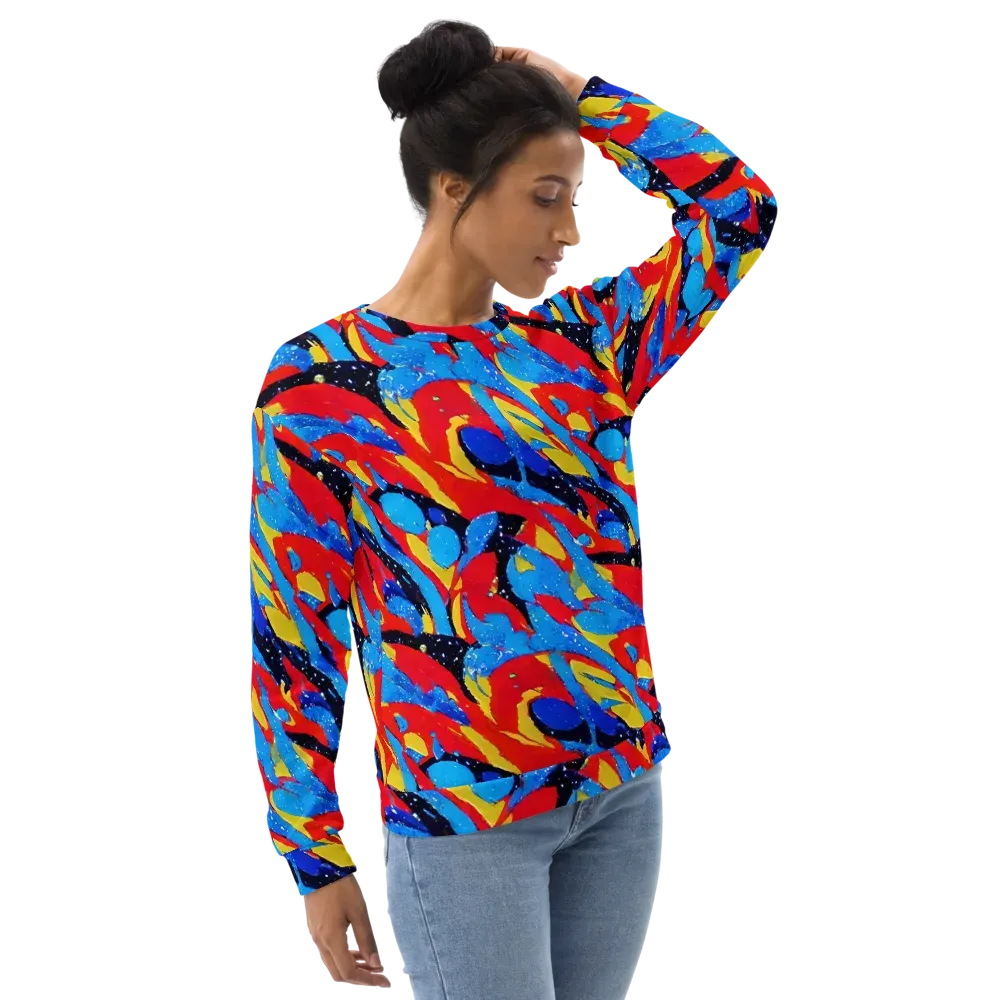 Primary Riot on Sweatshirt — Right Front