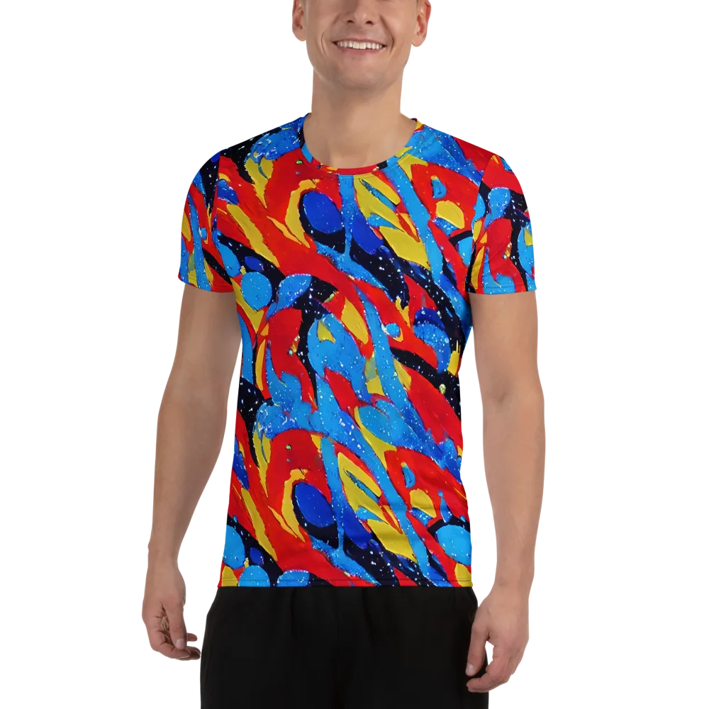 Primary Riot on Men's Athletic T-Shirt — Front
