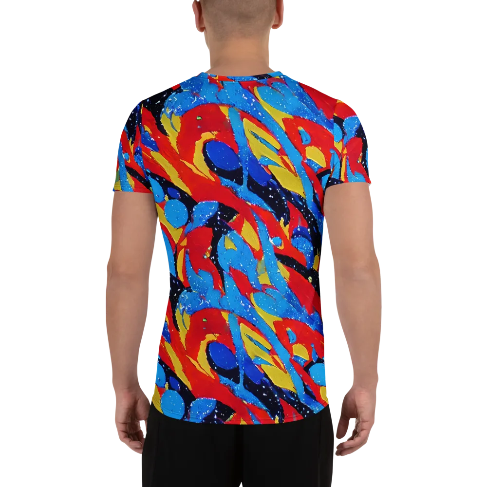 Primary Riot on Men's Athletic T-Shirt — Back